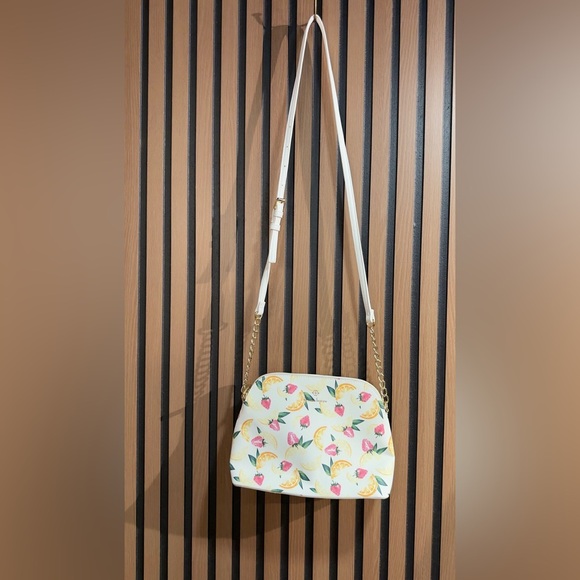 Nanette Lepore Strawberry Print Crossbody  Bag - Picture 2 of 10